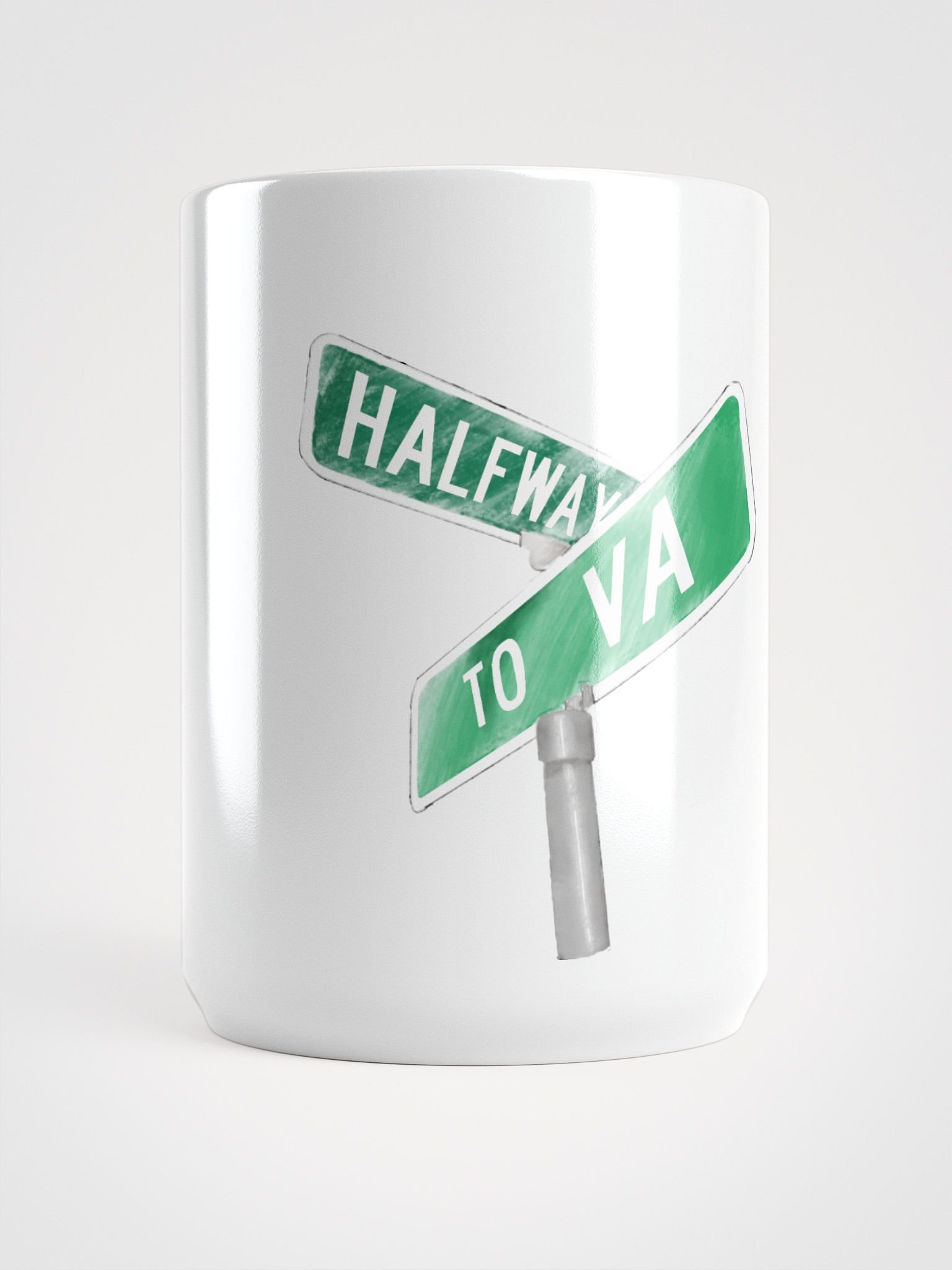 Halfway to VA Street Signs Mug product image (6)