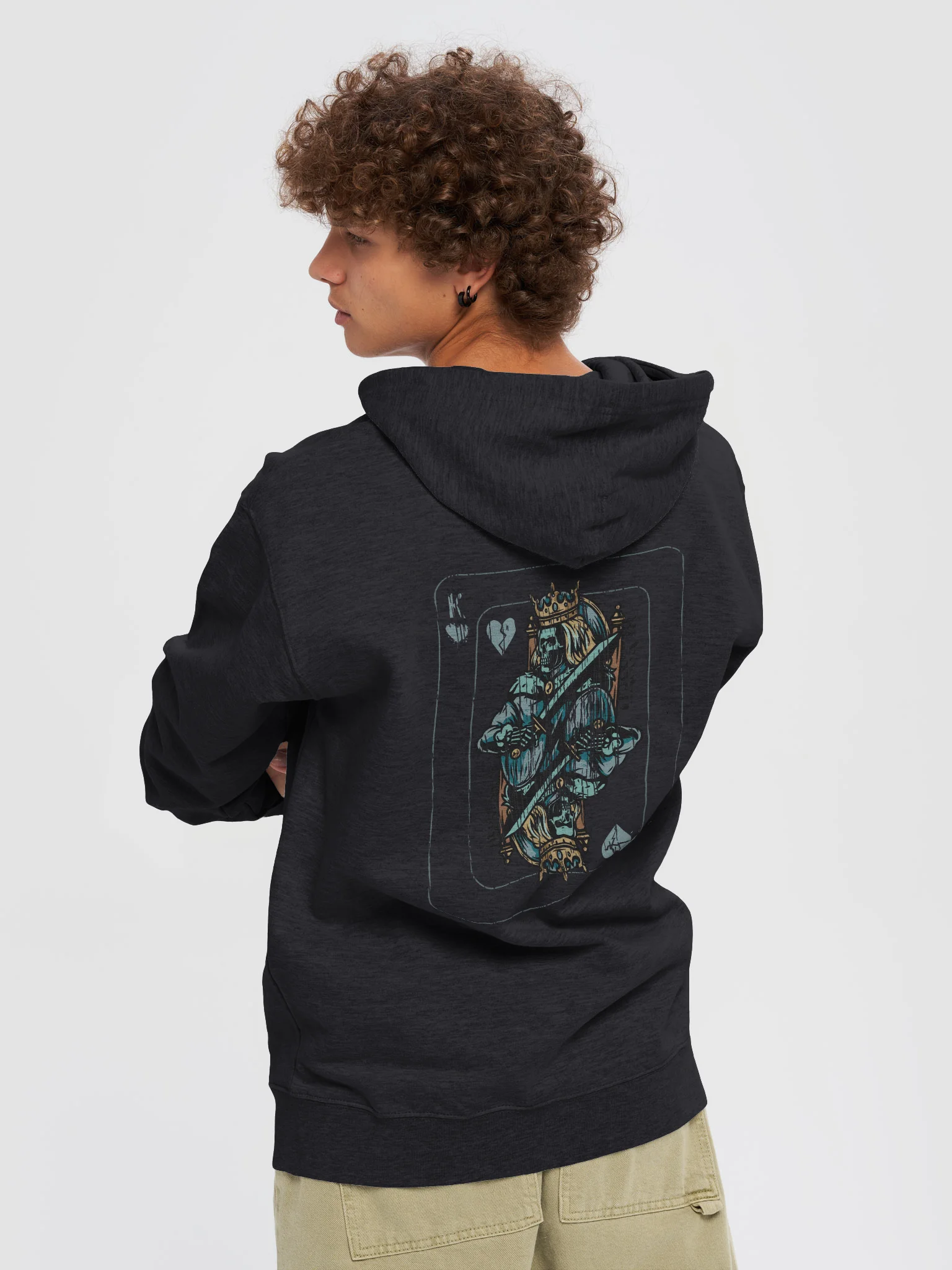 King of Hearts Zipper Hoodie product image (6)