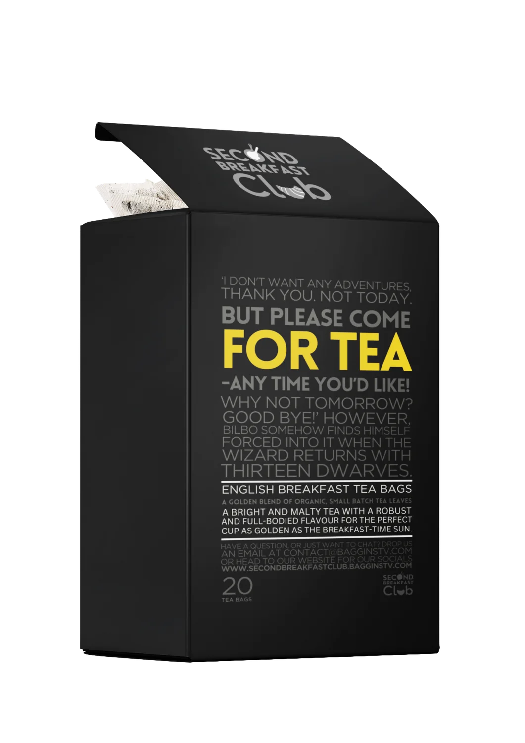 Please Come For Tea English Breakfast Tea Bags