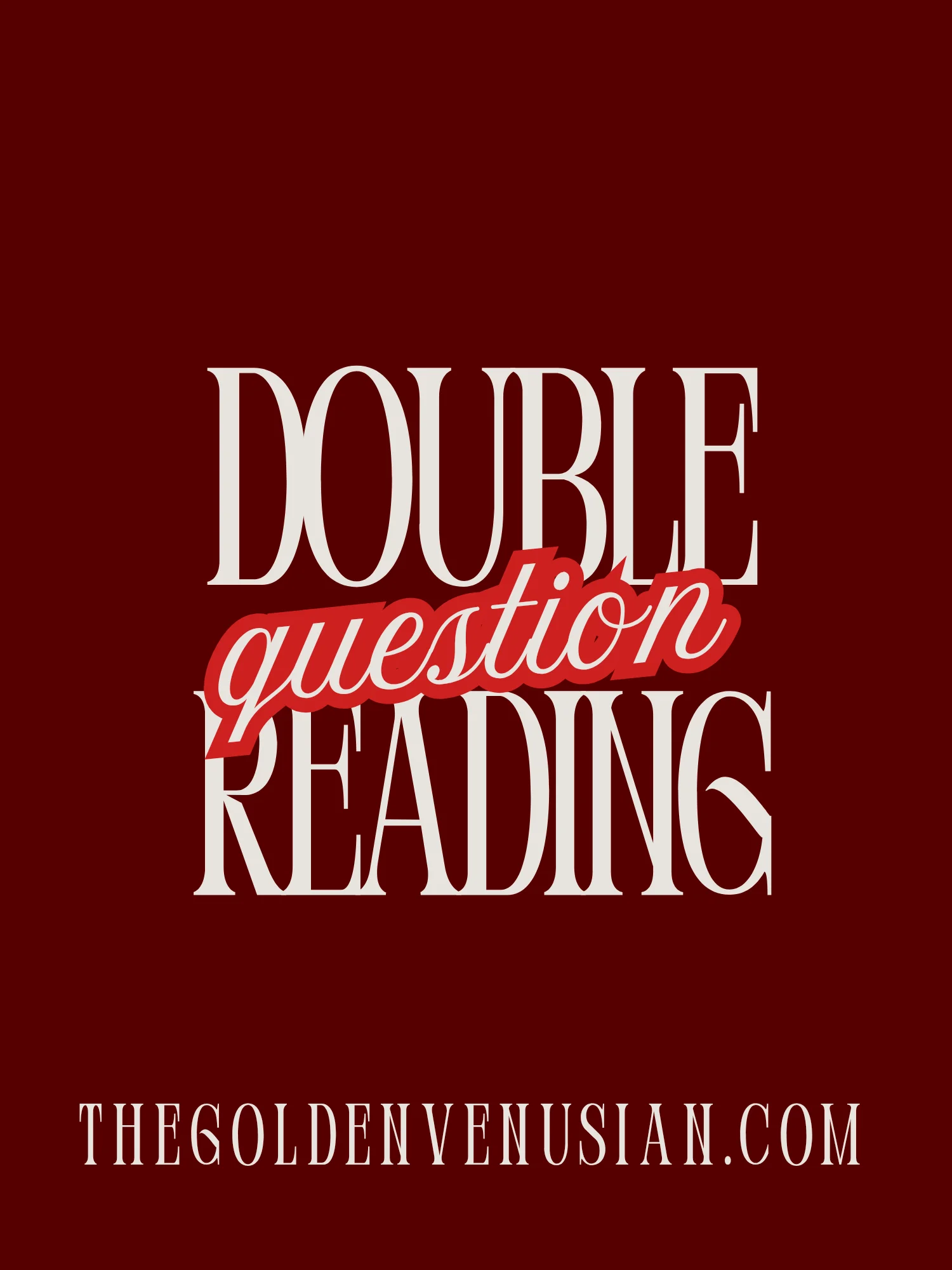 Double Question Reading product image (1)