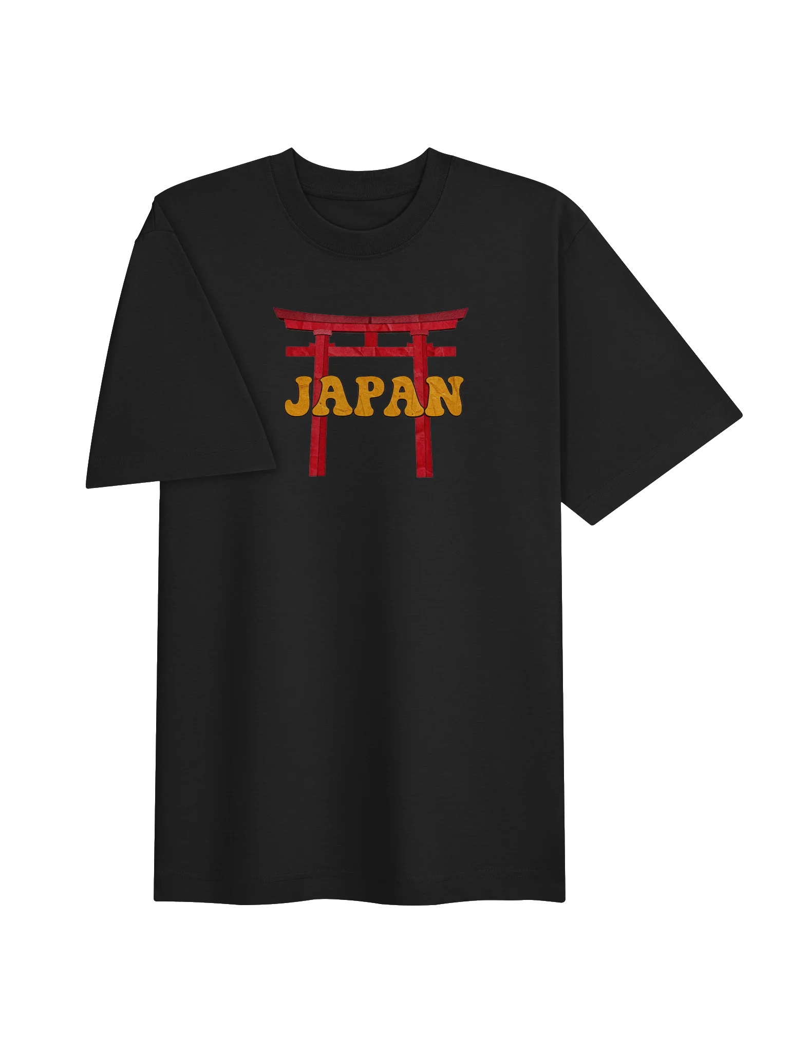 Japan Torii Gate Heavyweight T-Shirt – Vintage Japanese Travel Tee product image (2)