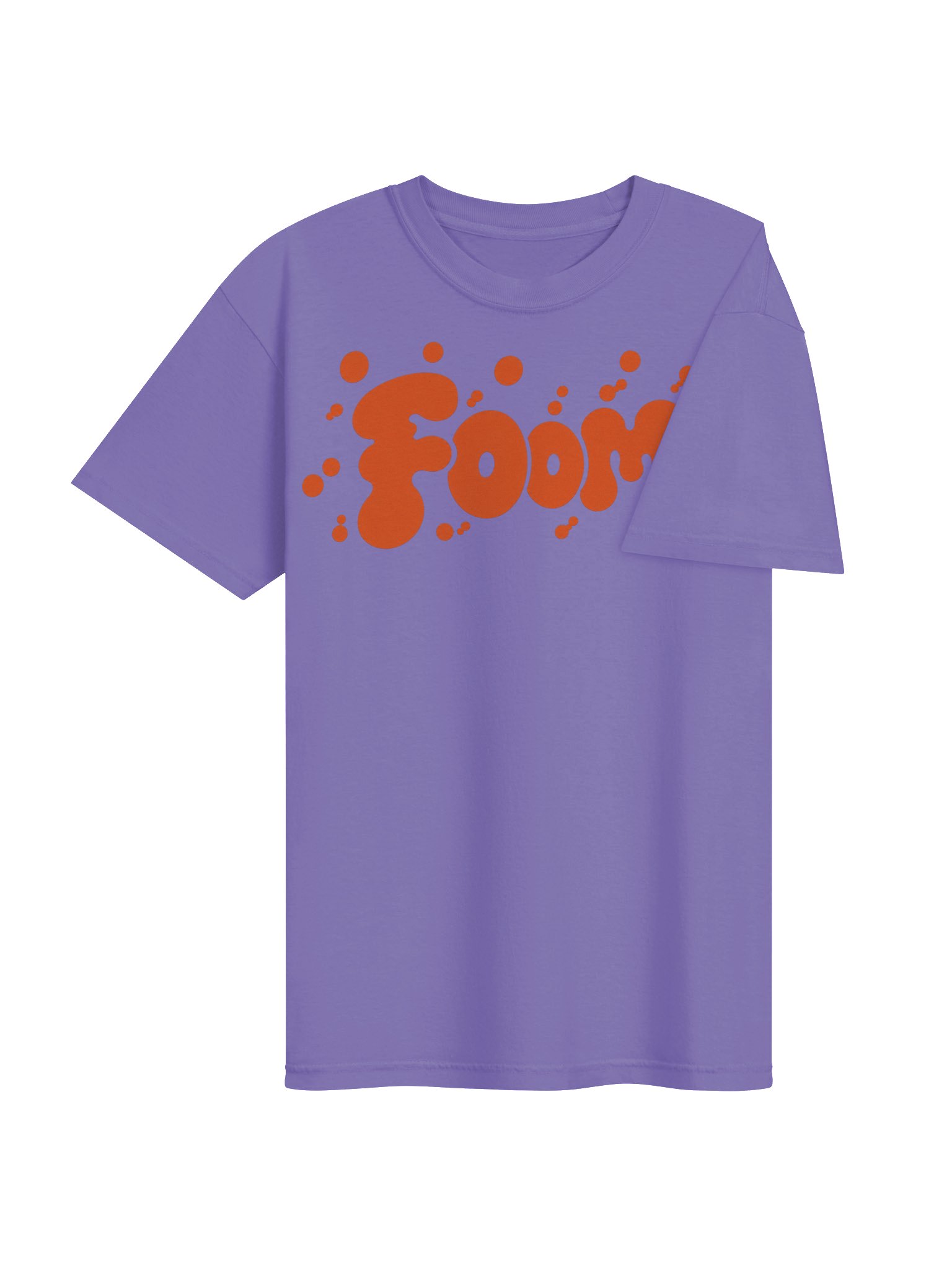 Foom! Orange Violet Bubble Splash Tee product image (4)