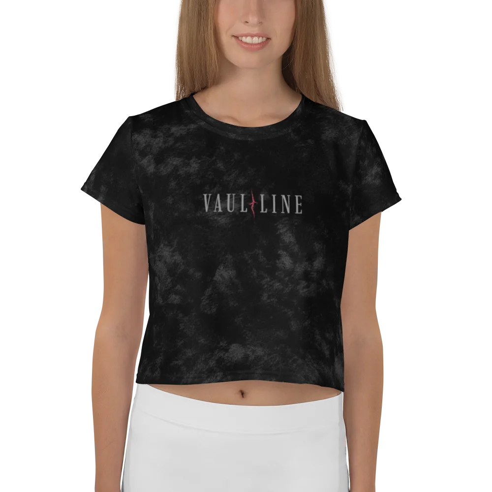 VAULTLINE Mineral Wash Crop Tee product image (1)