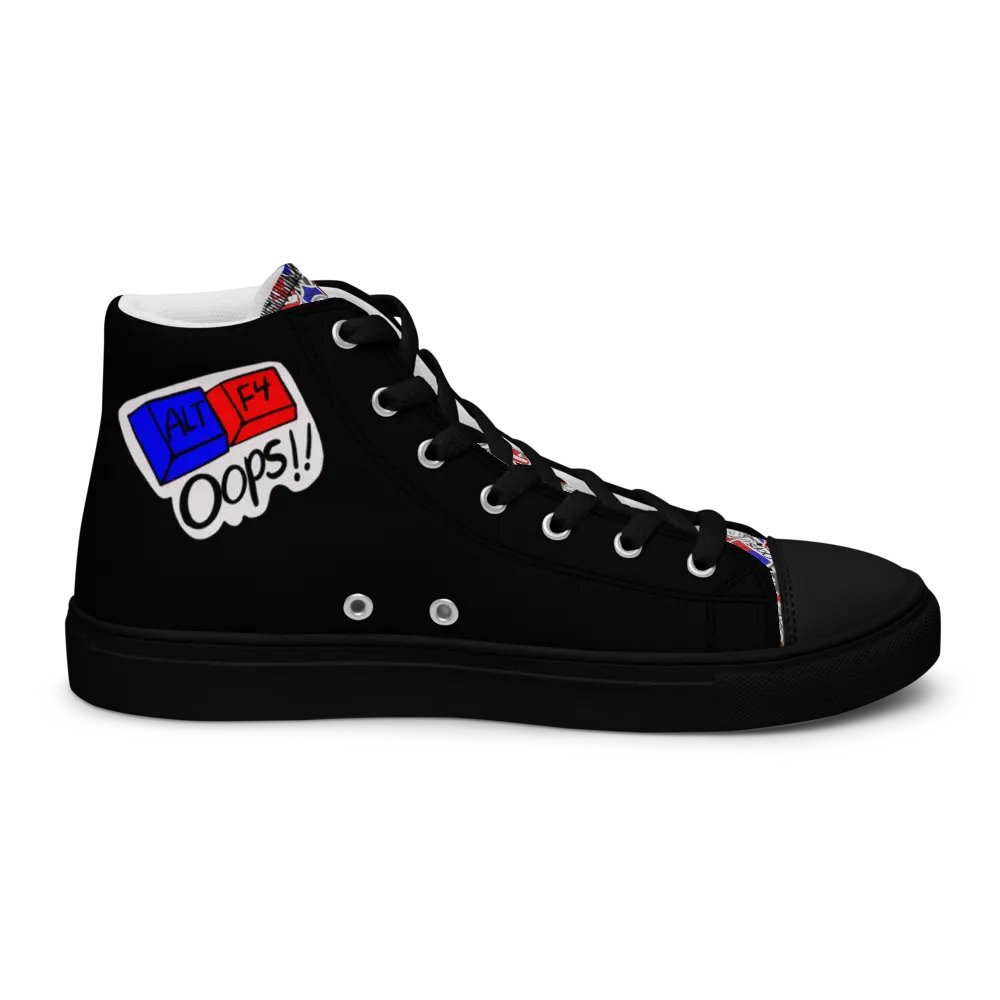 ALT + F4 Sticker-Bomb Women's Hi-Tops product image (8)