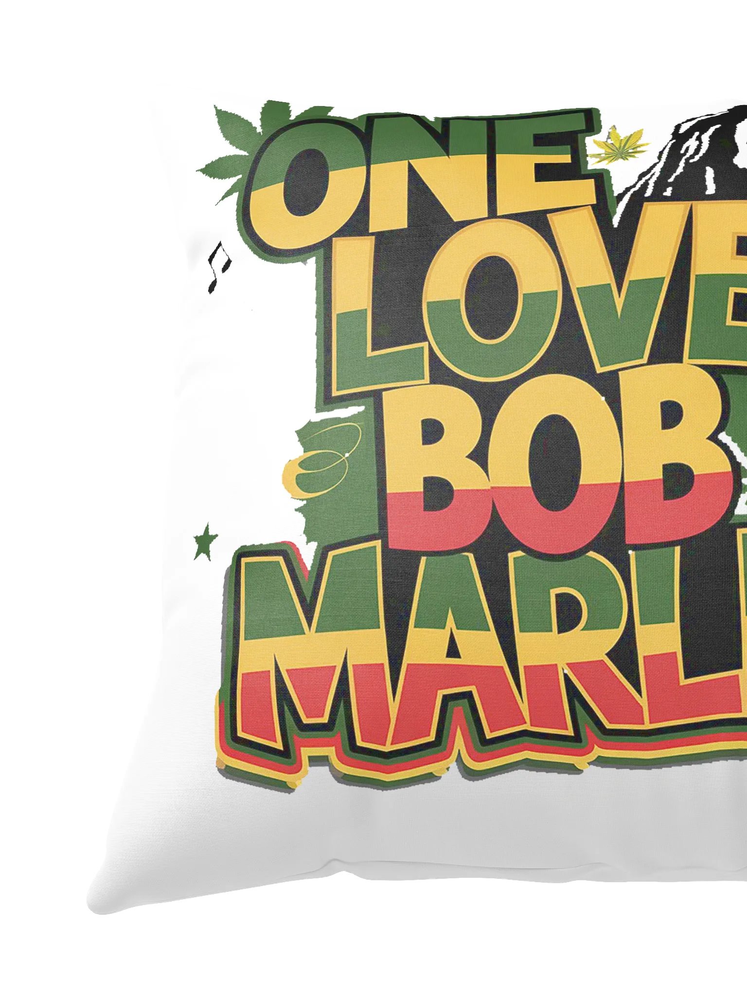 One Love All-Over Print Basic Pillow product image (3)