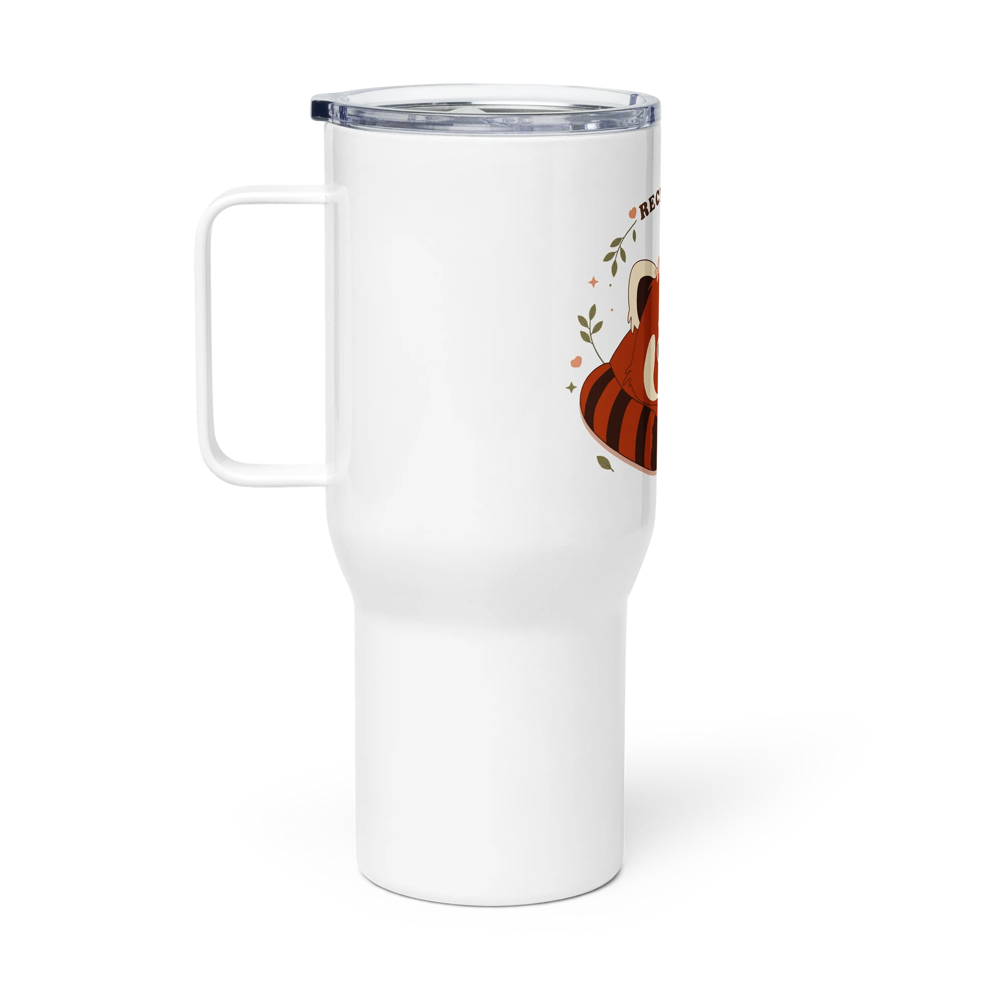 Recharging Red Panda Travel Mug product image (2)