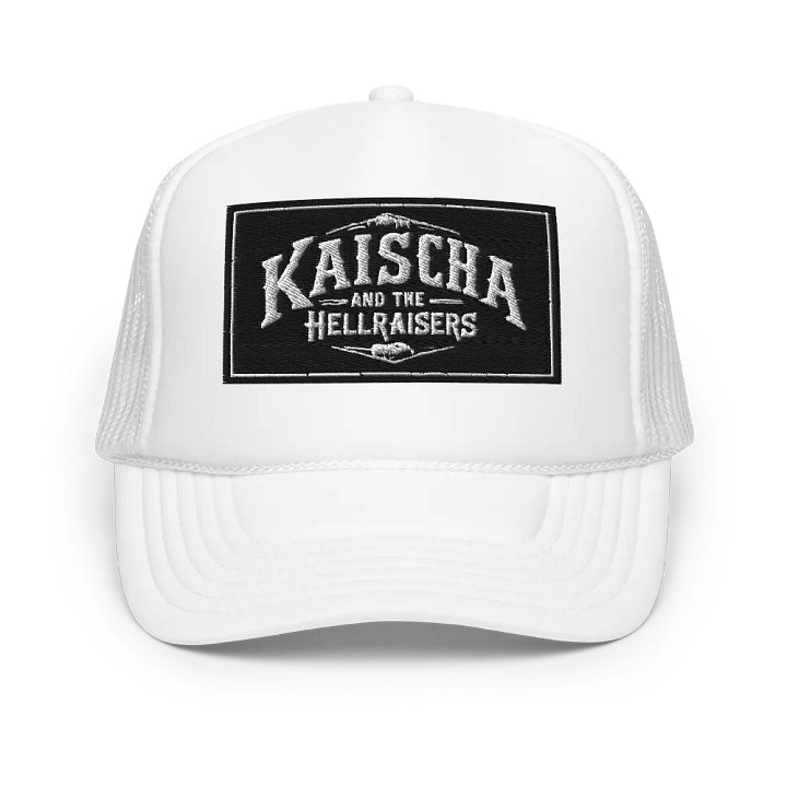 Kaischa and the hellraisers foam trucker hat product image (1)