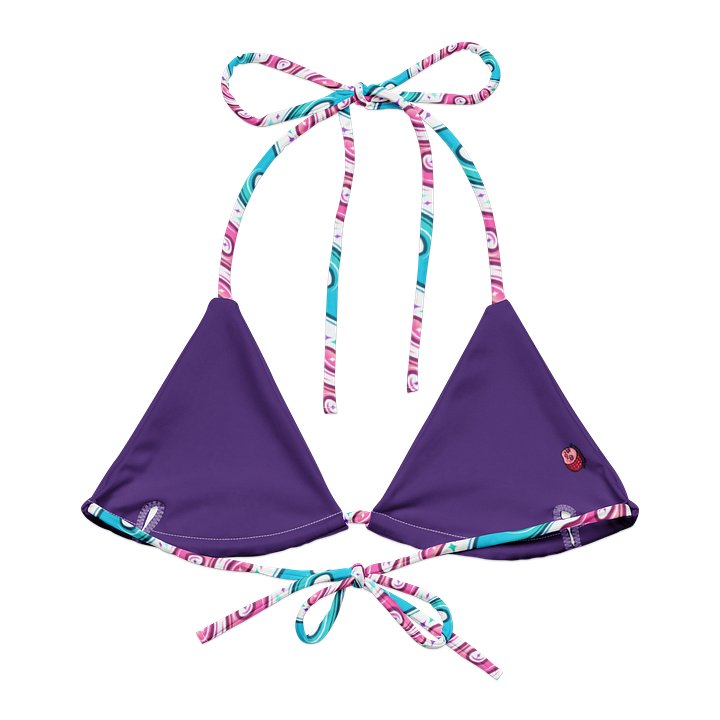 Trans Pattern String Bikini Top product image (2)