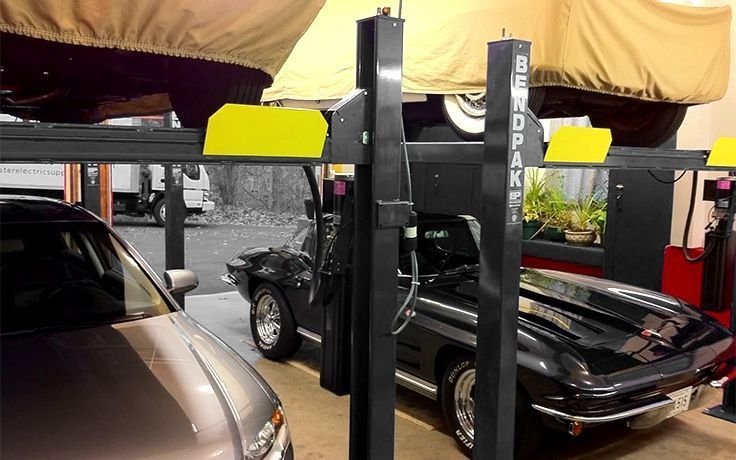 BendPak HD-9XL Four-Post Car Lift - 9,000-Lb Capacity - Extended Length product image (4)