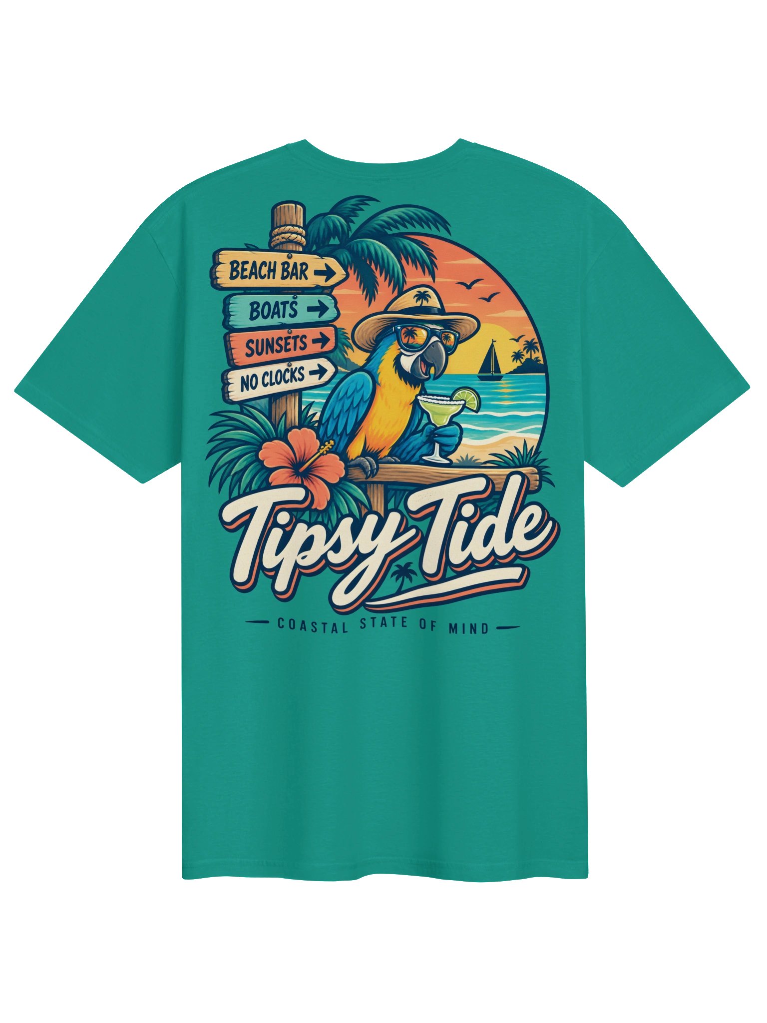 Tipsy Tide Tropical Parrot Tee product image (1)