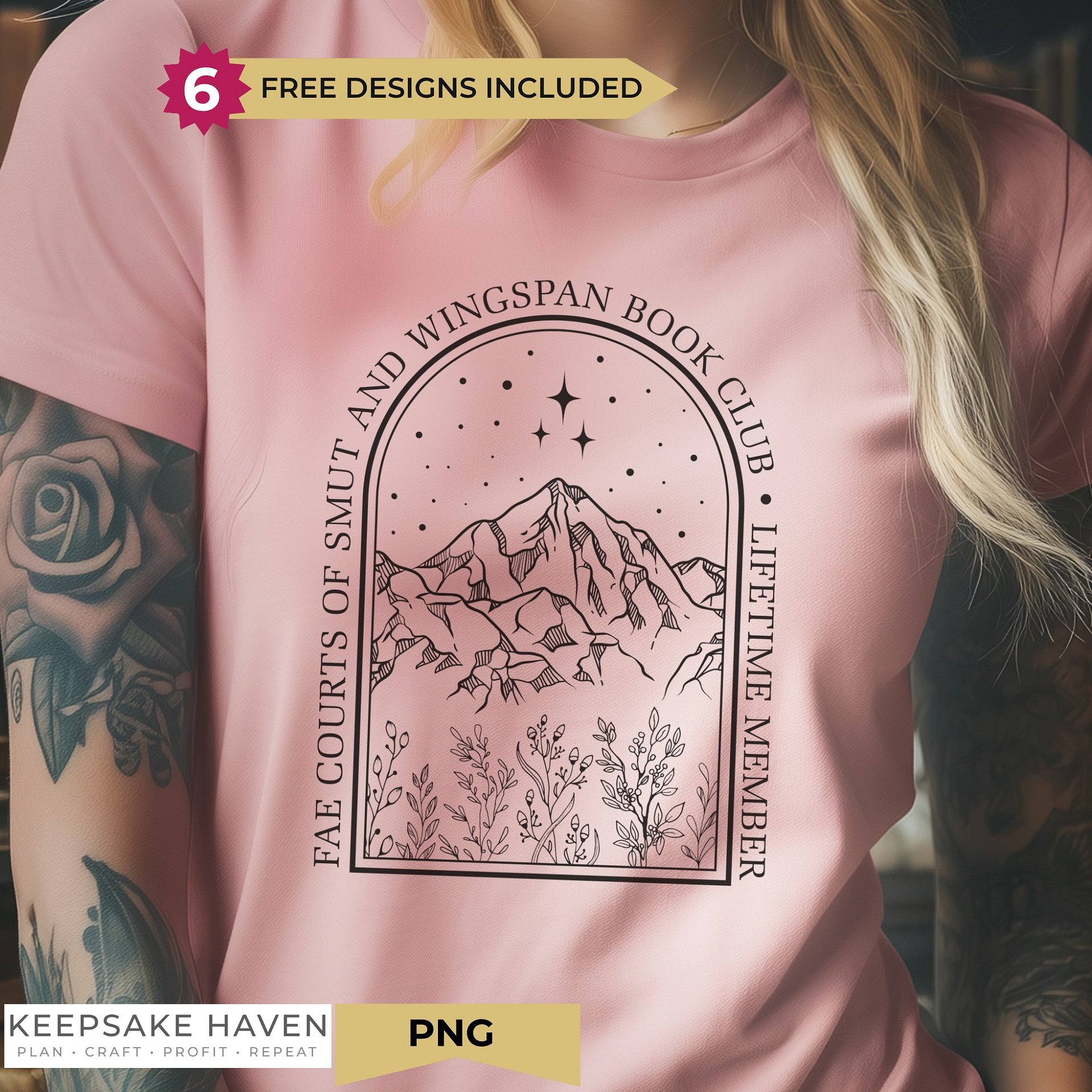 Book Lover Fantasy Smut Book PNG SVG, Sublimation Print, Book Reader, Bookish Print product image (1)