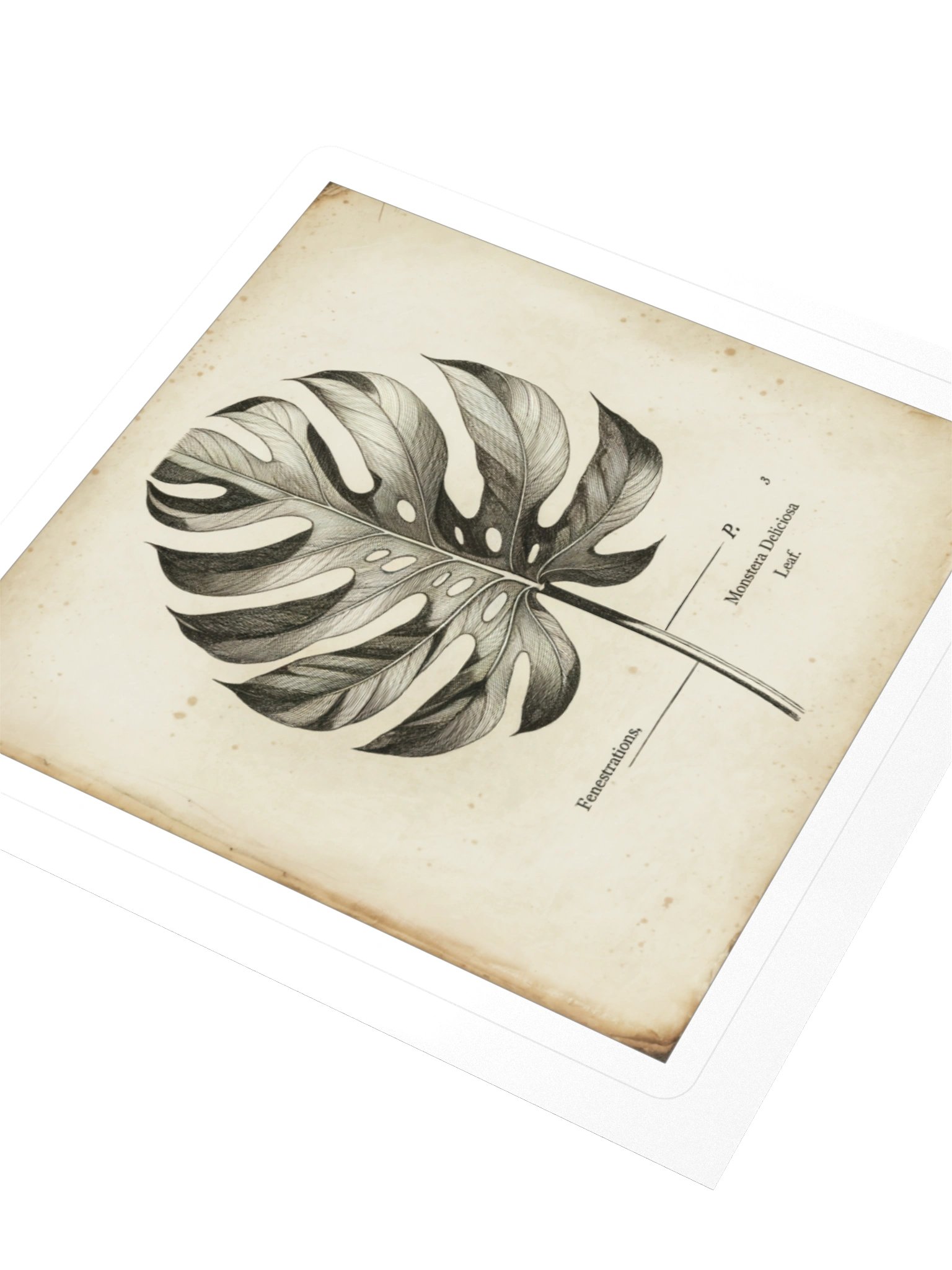 Monstera Field Guide — Sticker product image (3)