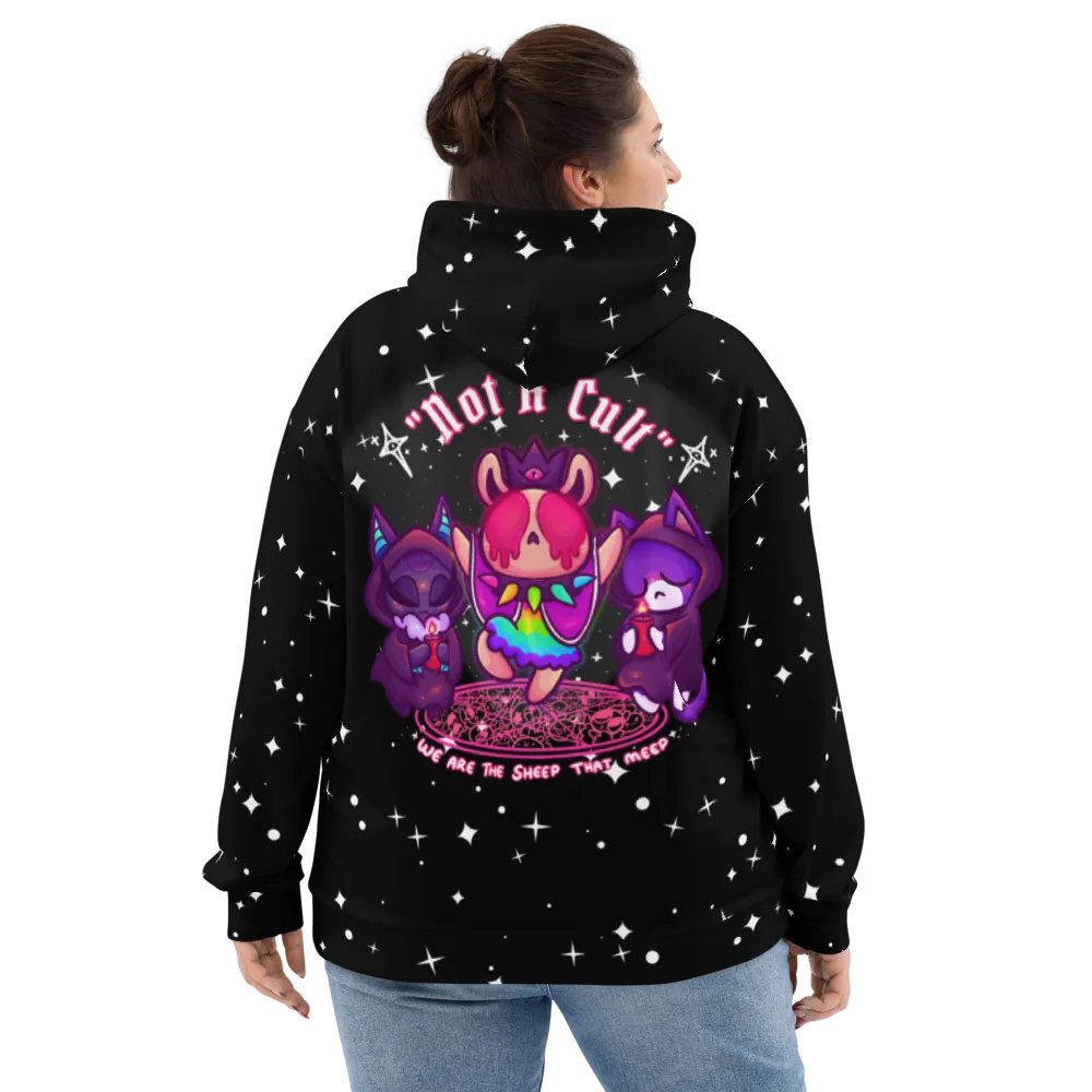 "Not A Cult" Sparkle Hoodie product image (4)
