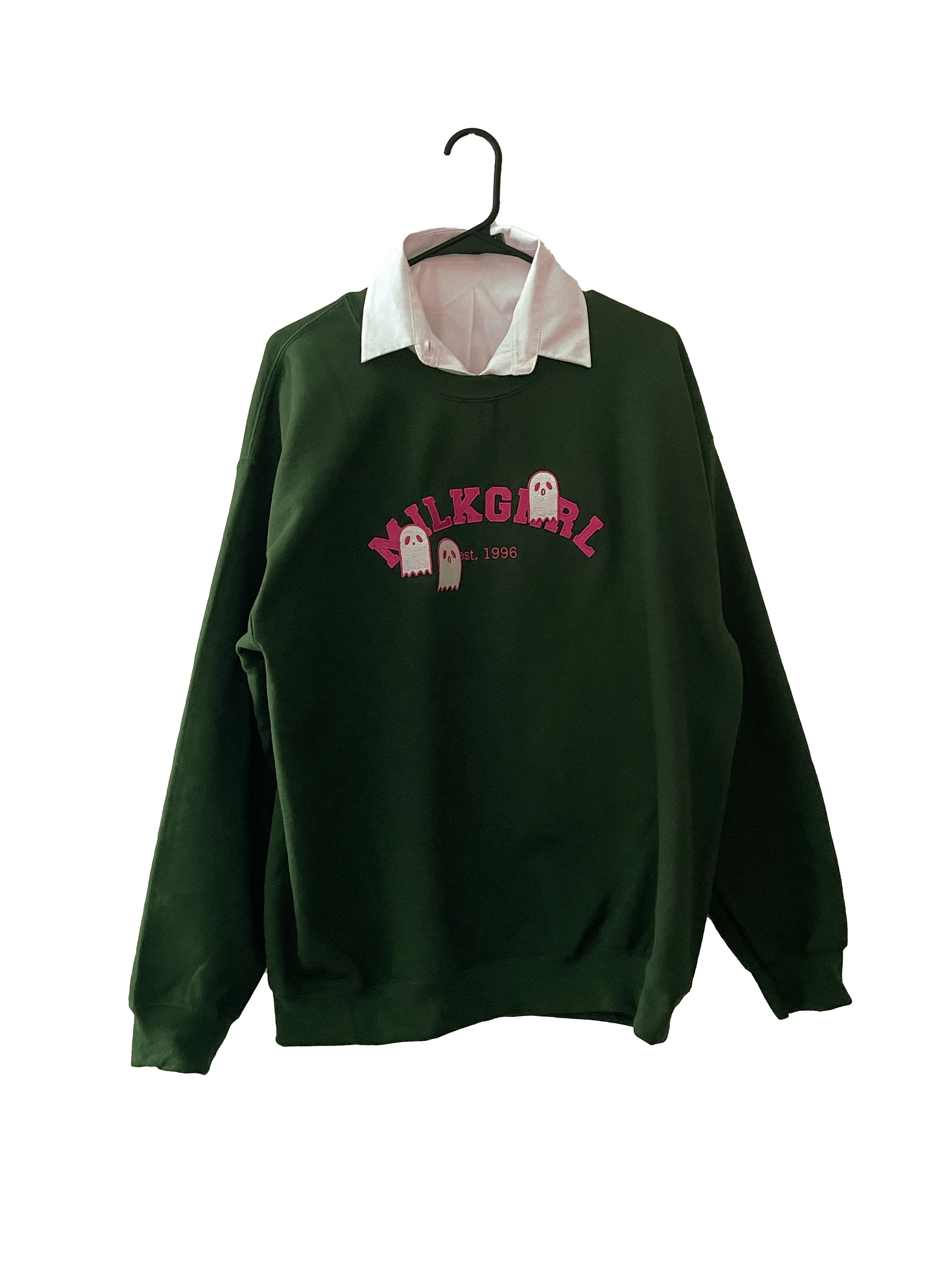 spooky school crewneck // pink product image (1)
