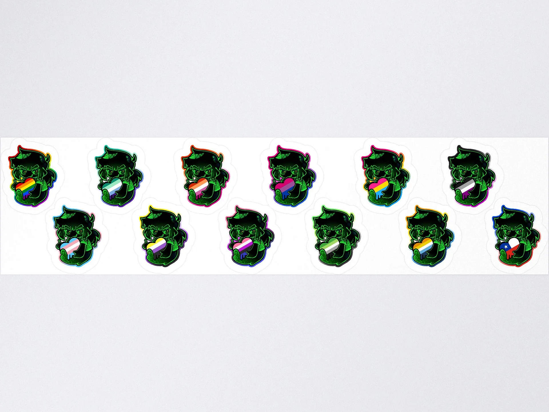 Toxic Pride Hearts Sticker Pack product image (3)
