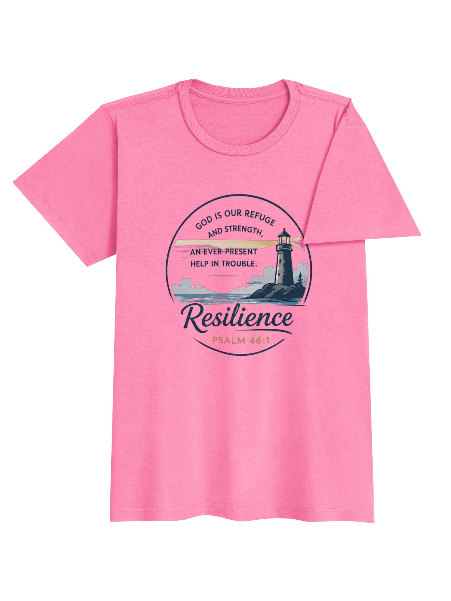 God Is Our Refuge Resilience Women’s Tee product image (4)