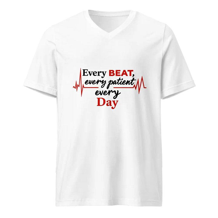 Every Beat, Every patient, Everyday V-Neck Tee product image (1)