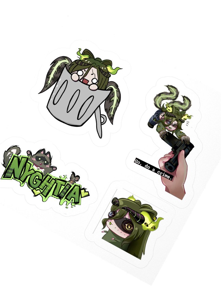 Silly Nyghtia's Stickers product image (2)
