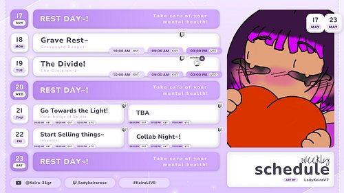 WE ARE BACK IN BUSINESS~! 😭hopefully. #twitch #vtuber #envtuber #twitchschedule