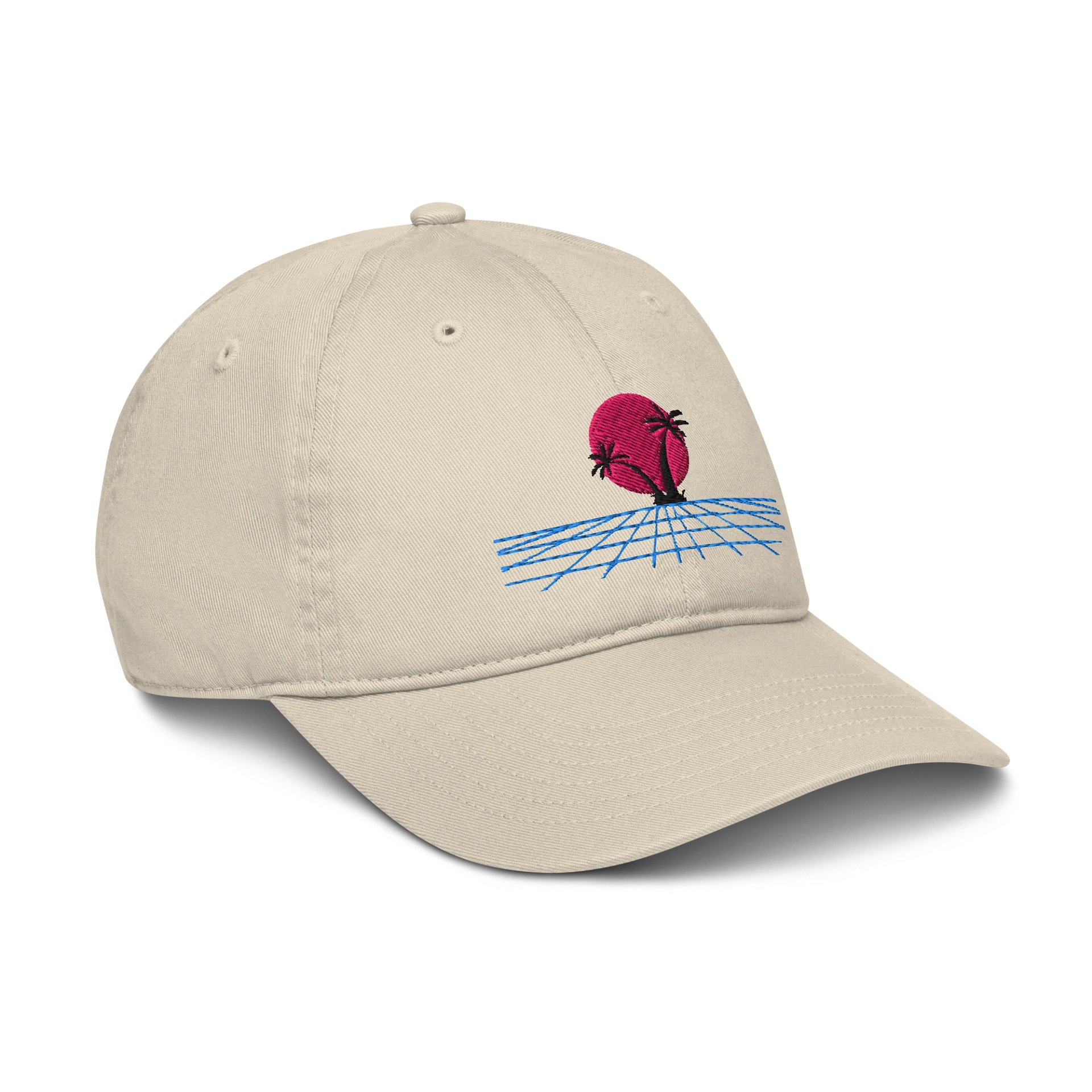 Retro Palm Tree Perspective Dad Hat product image (6)