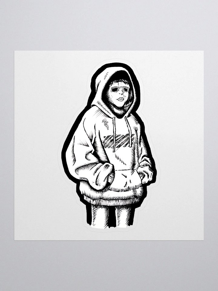 Hoodie Girl Sticker product image (1)