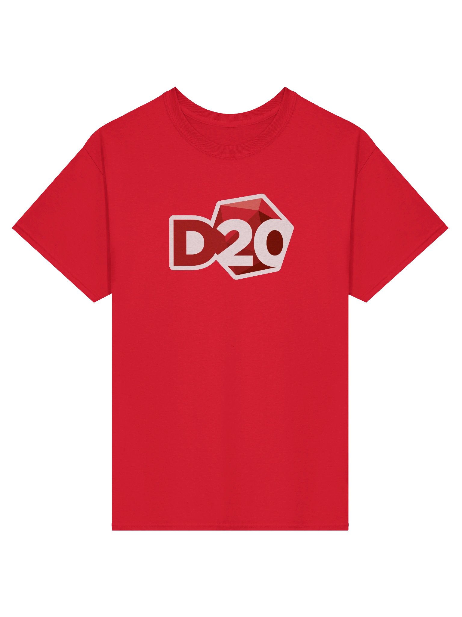 D20 - T-shirt rouge product image (1)