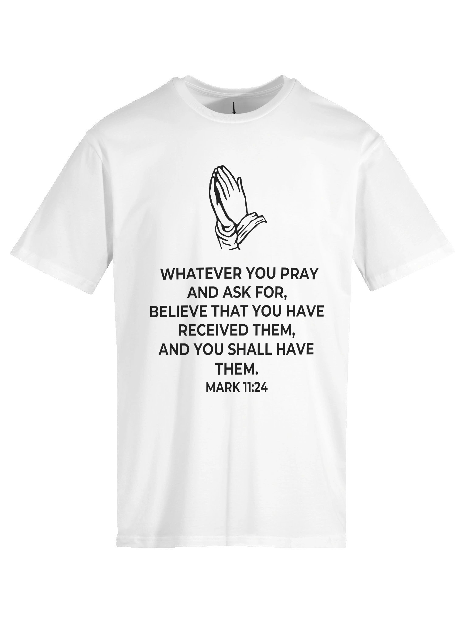 Mark 11:24 Unisex Tee [Dark] product image (5)
