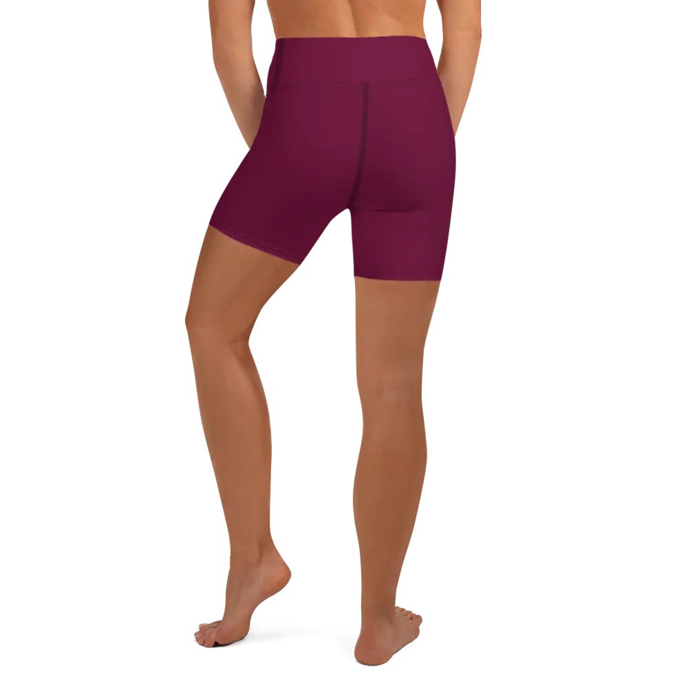 Magenta High-Waist Shorts product image (2)