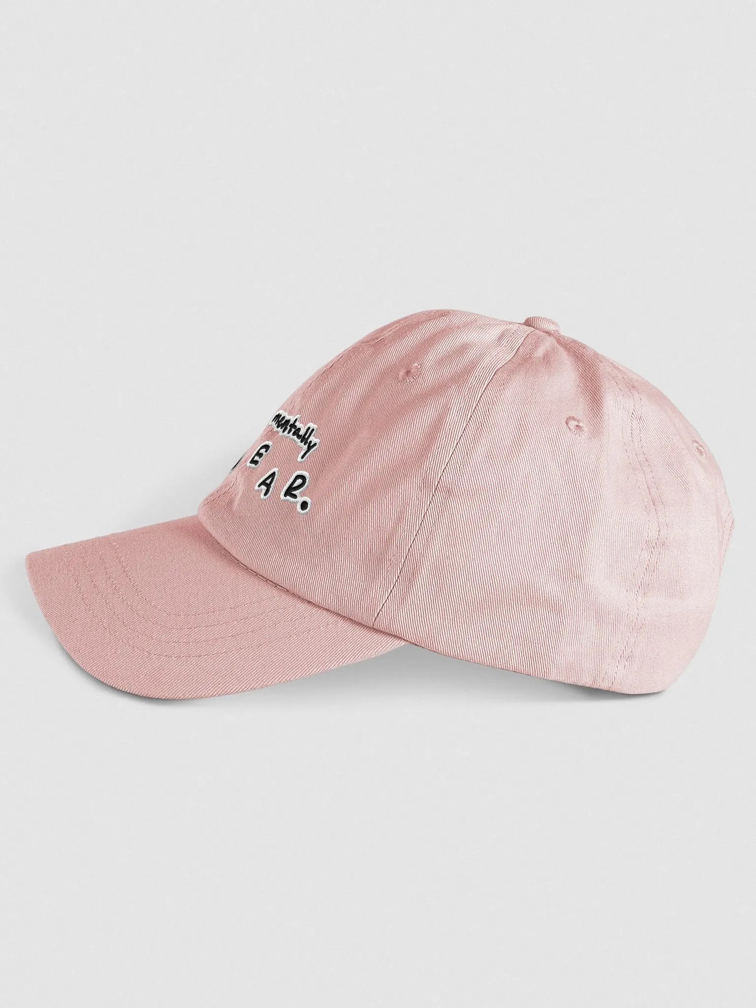 *not* mentally linear pastel dad hat (bubble design) product image (3)
