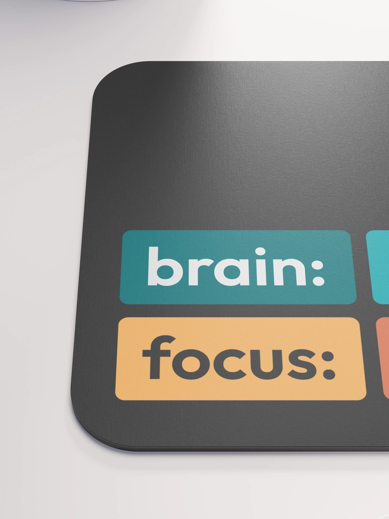 Brain 100% • Focus 0% - Mouse Mat product image (7)