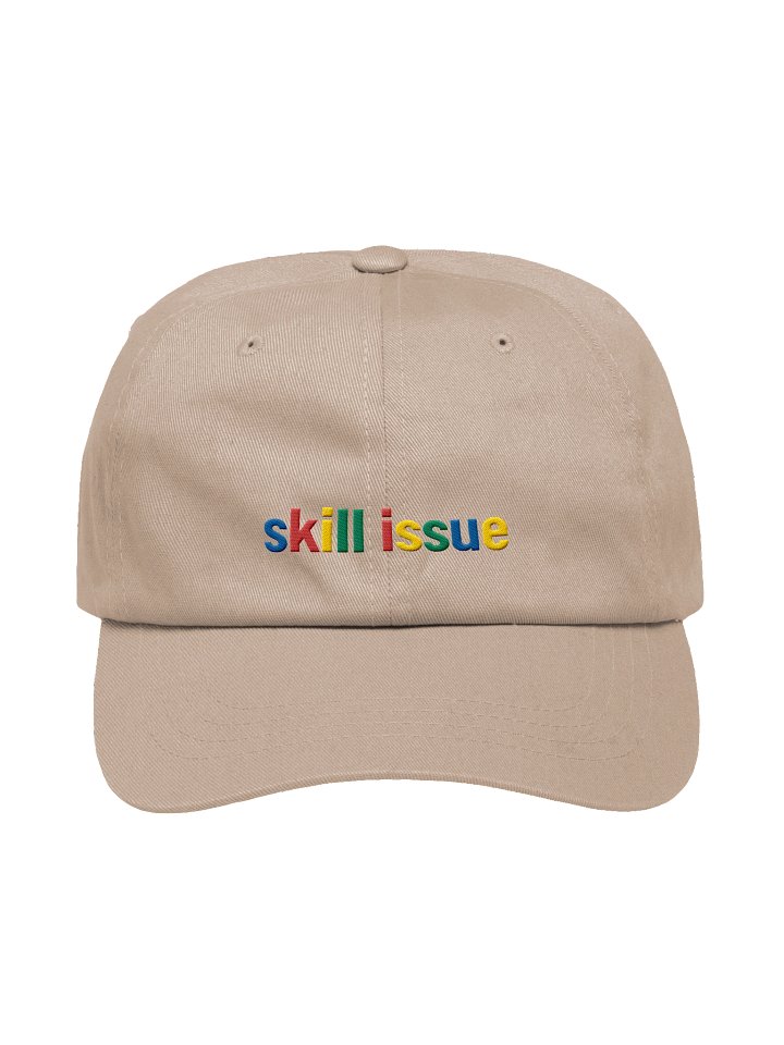"skill issue" dad hat - 100% chino cotton product image (2)