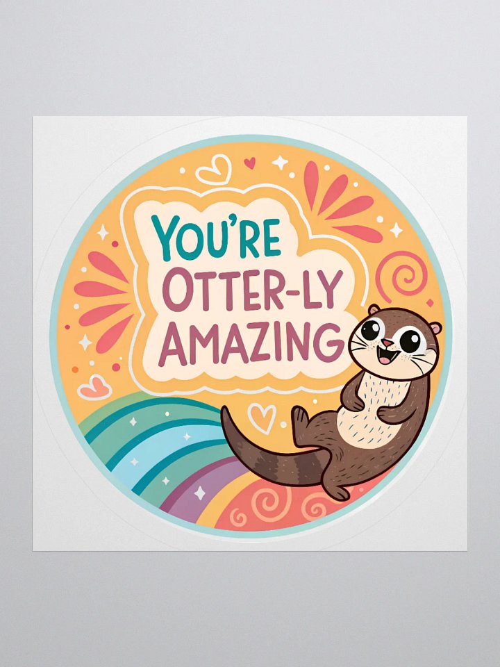 Otter-ly Amazing Kiss Cut Stickers product image (3)