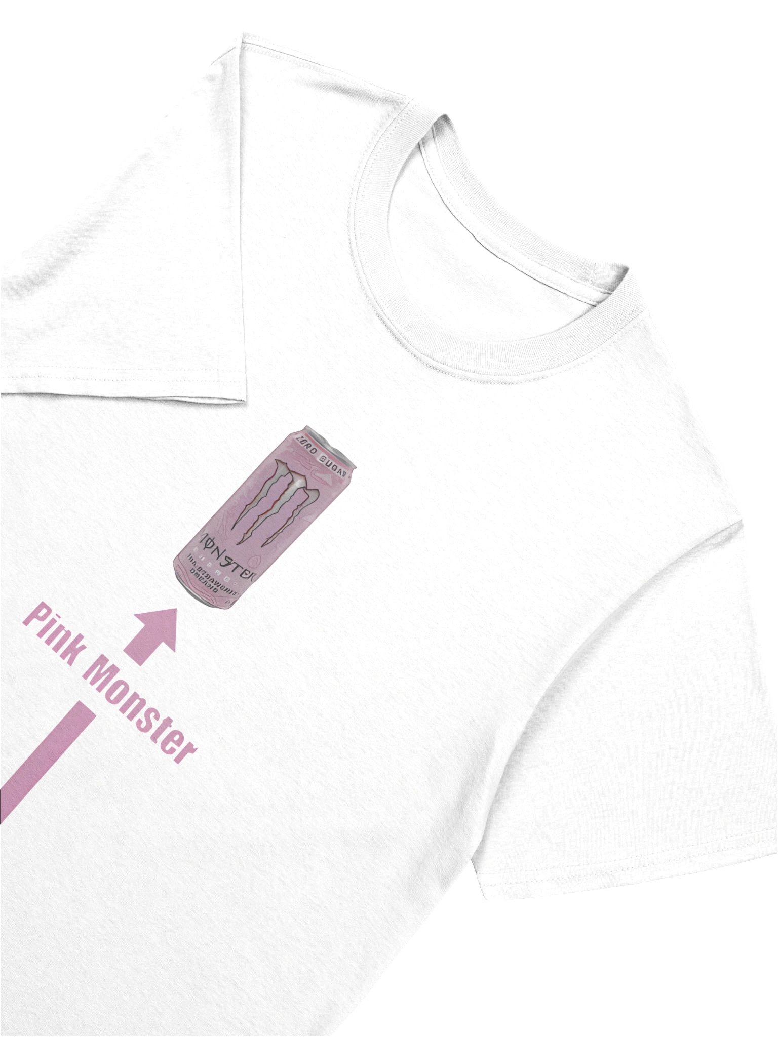Pink Monster Energy Drink T-Shirt product image (5)