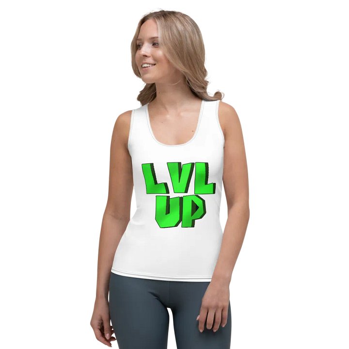 LVL UP White Tank Top product image (1)