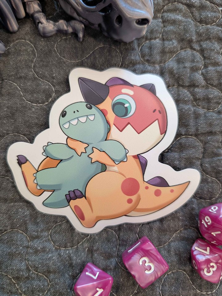 Gabu Gabu Magnet - Hugging plushie product image (1)