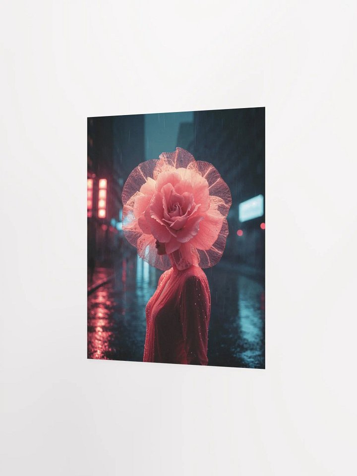 Neon Rose Poster Print product image (17)