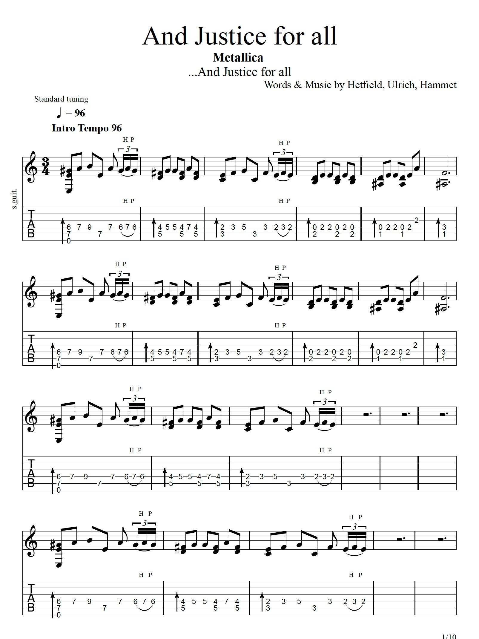 And Justice for All, Metallica product image (1)