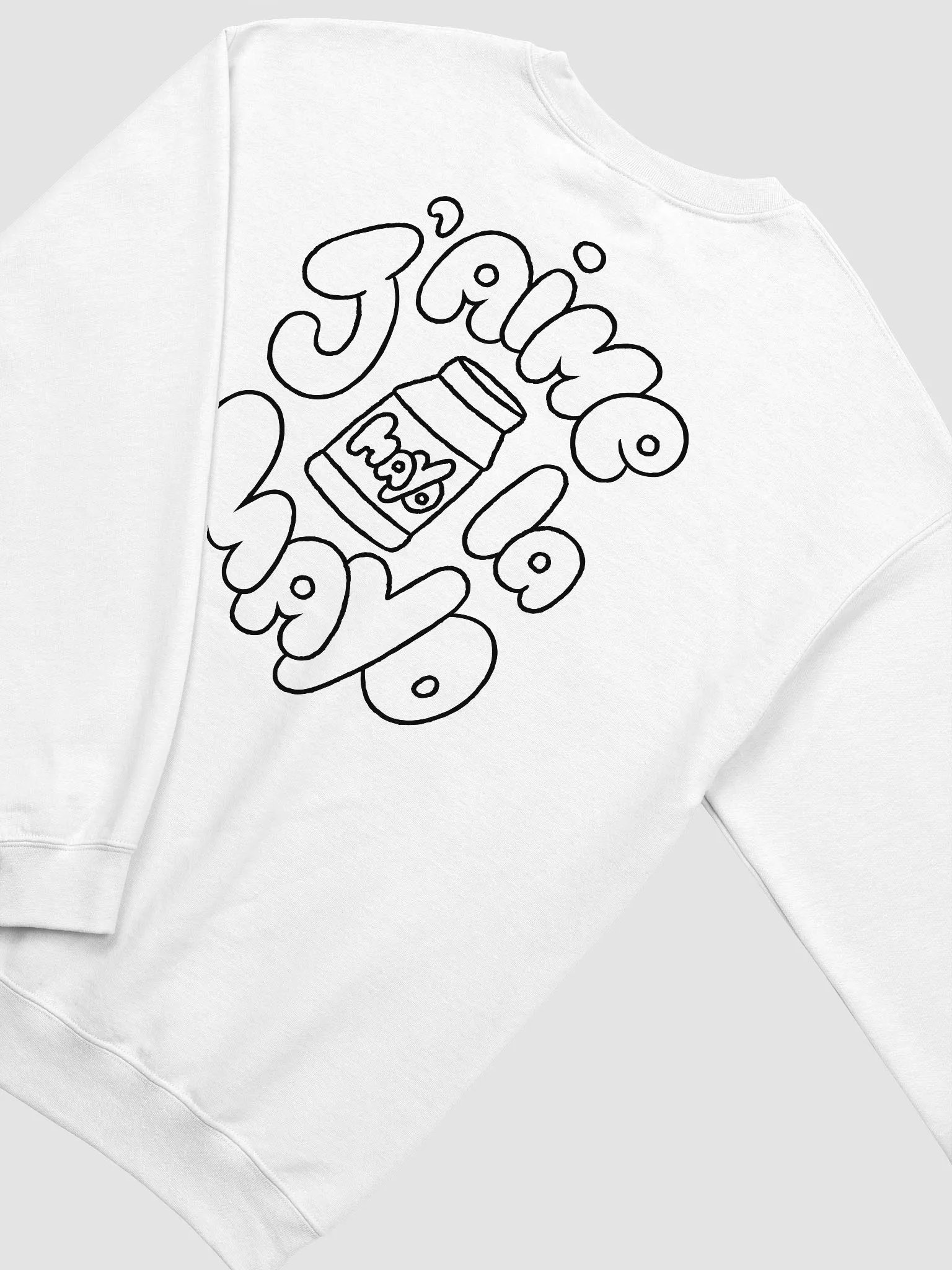 Crewneck unisexe - J'aime la mayo product image (4)