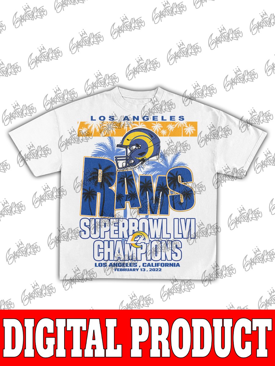Los Angeles Rams Super Bowl LVI Champions Bootleg Design product image (2)