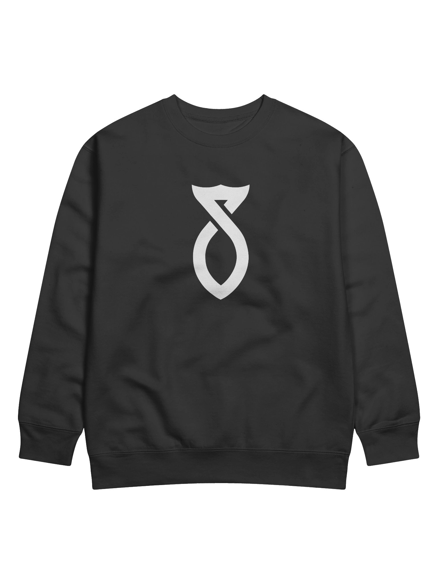 White on Black Sweatshirt product image (1)