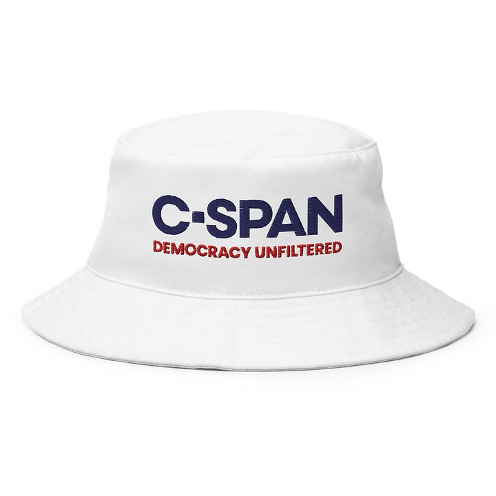 C-SPAN Democracy Unfiltered White Bucket Hat product image (1)