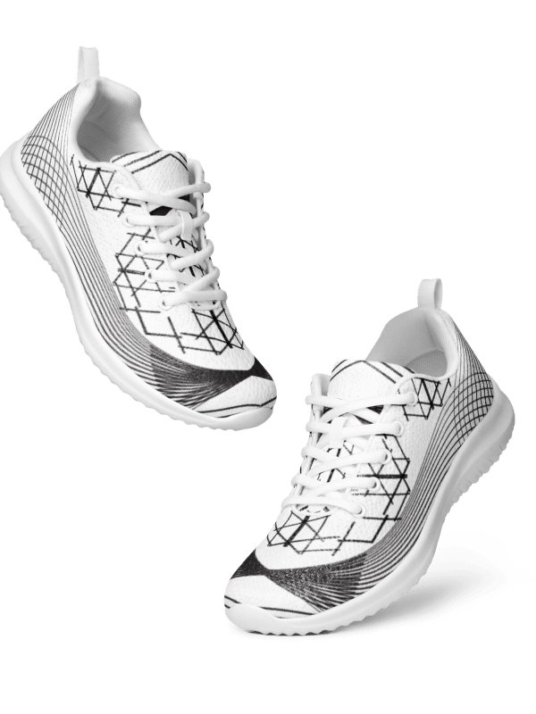 Geometric Flux – Cyber Grid Sneaker Women's Sneakers product image (3)
