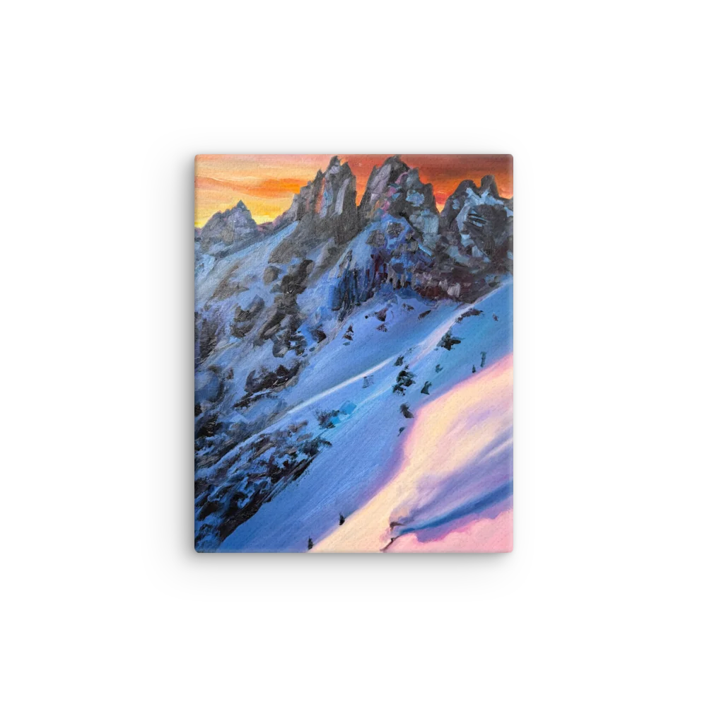 Downhill at sunset Giclee Canvas product image (1)