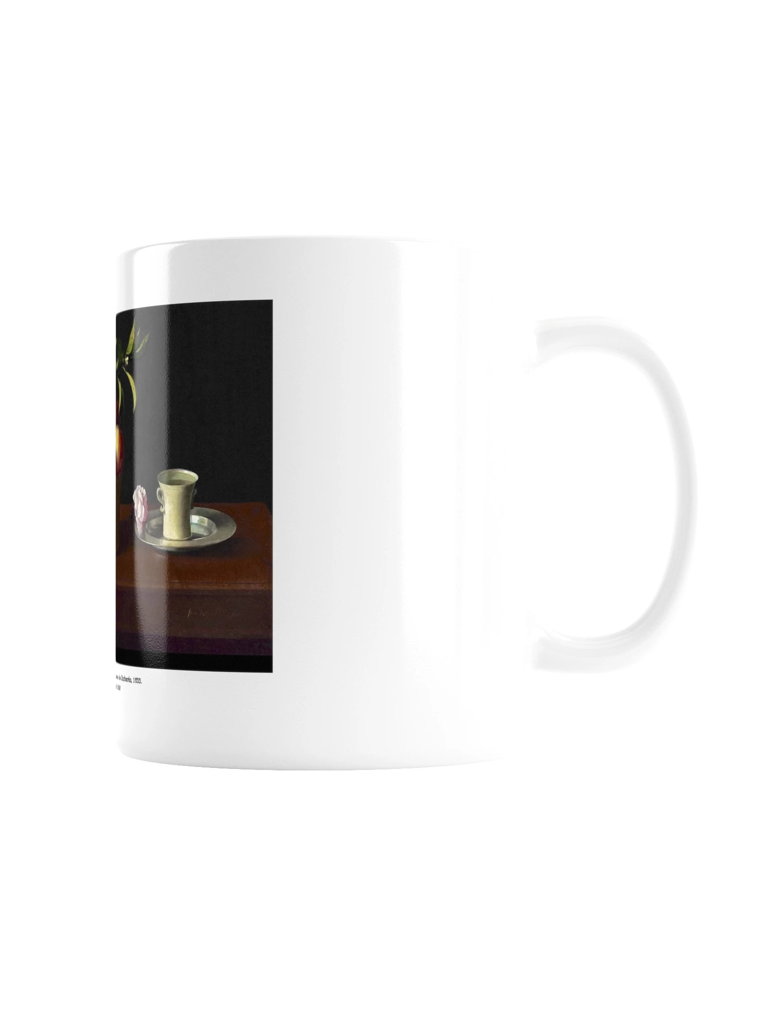 Still Life with Lemons, Oranges and a Rose — White Mug product image (3)