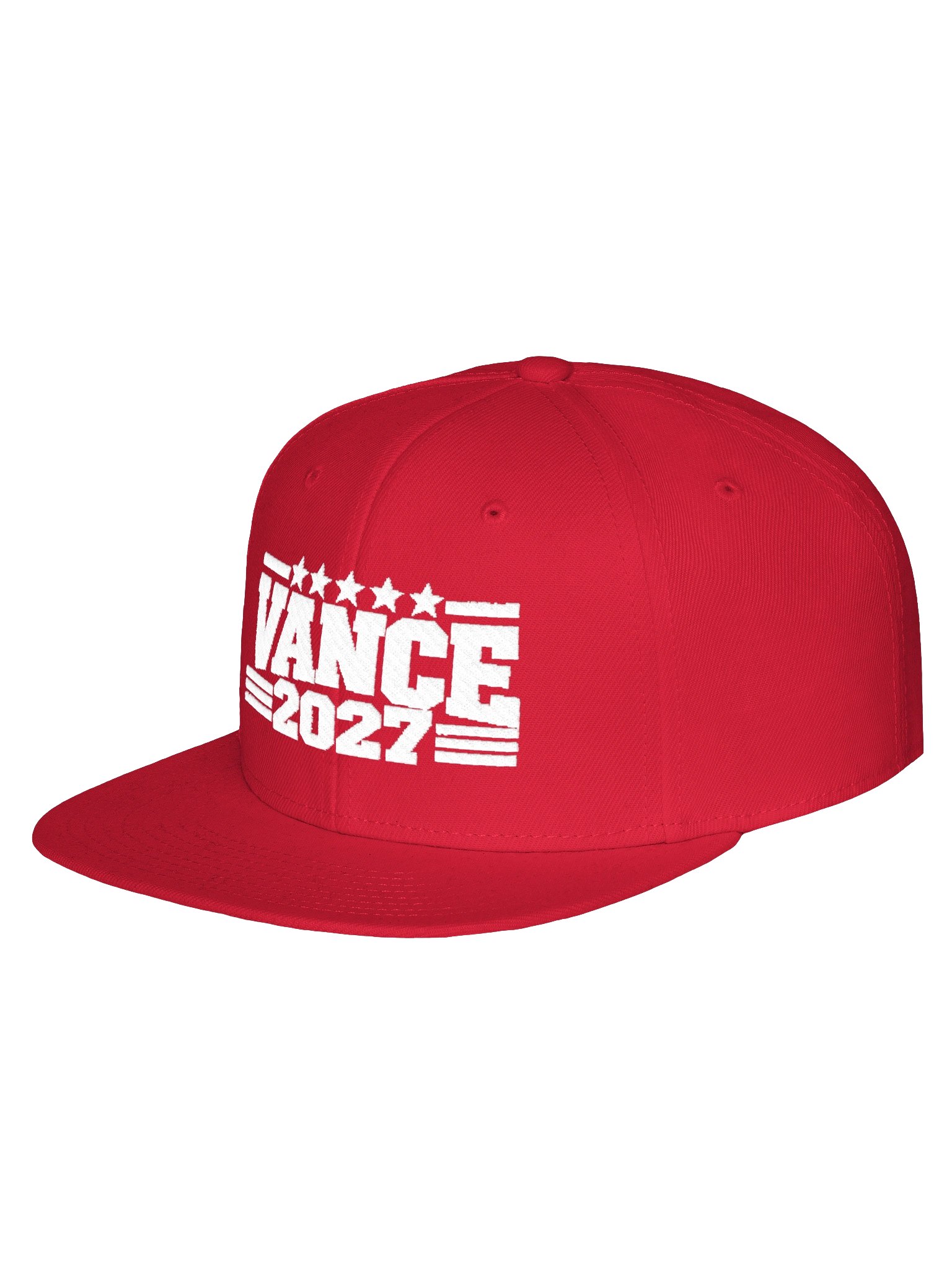 VANCE 2027 Red Embroidered Snapback product image (2)