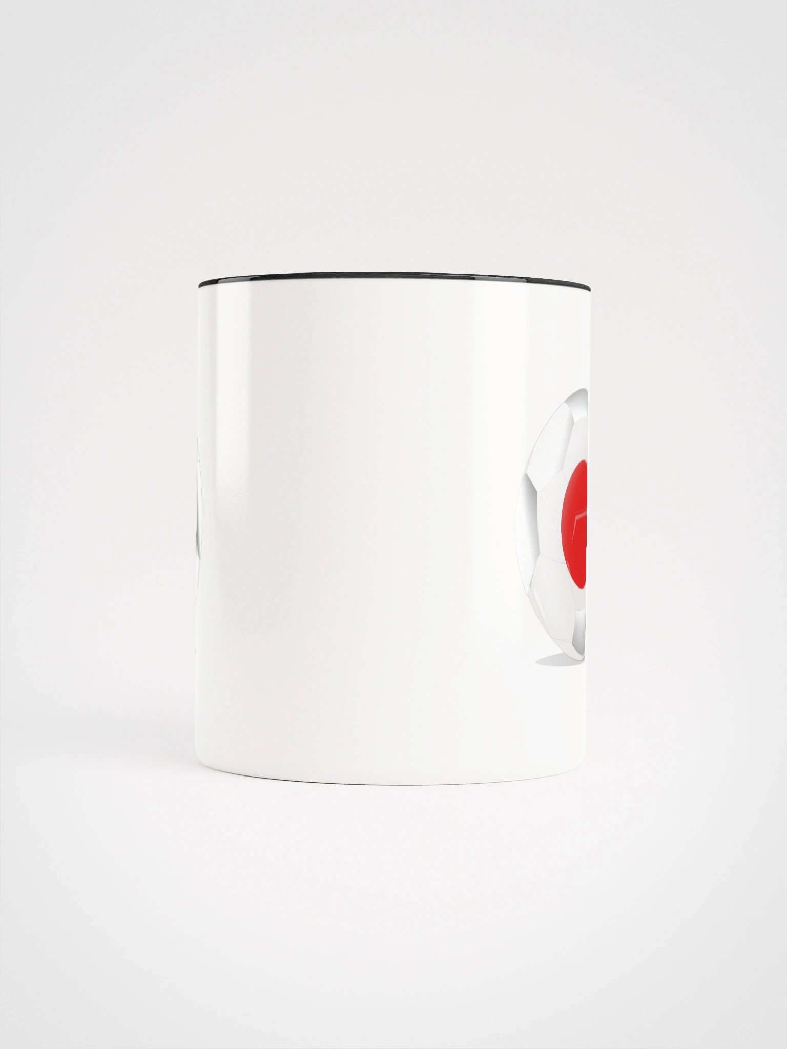 Japan Flag Soccer Ball White Coffee Mug product image (10)