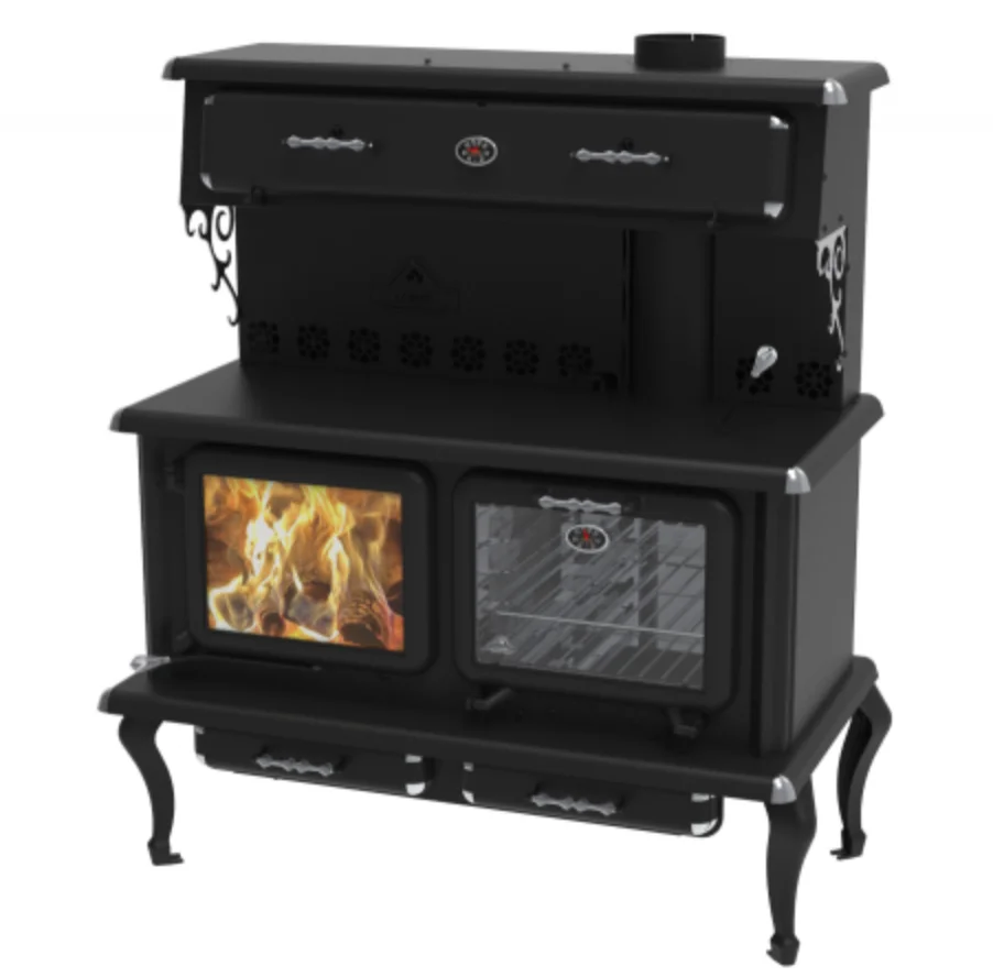 JA Roby Cuisiniere 3.0 Wood Cook Stove with Top Warming Oven product image (4)