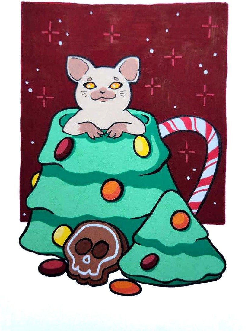 Dessin original Noël Souris product image (1)