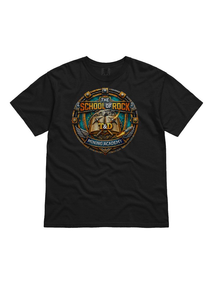 Mining Academy – School of Rock Tee product image (1)