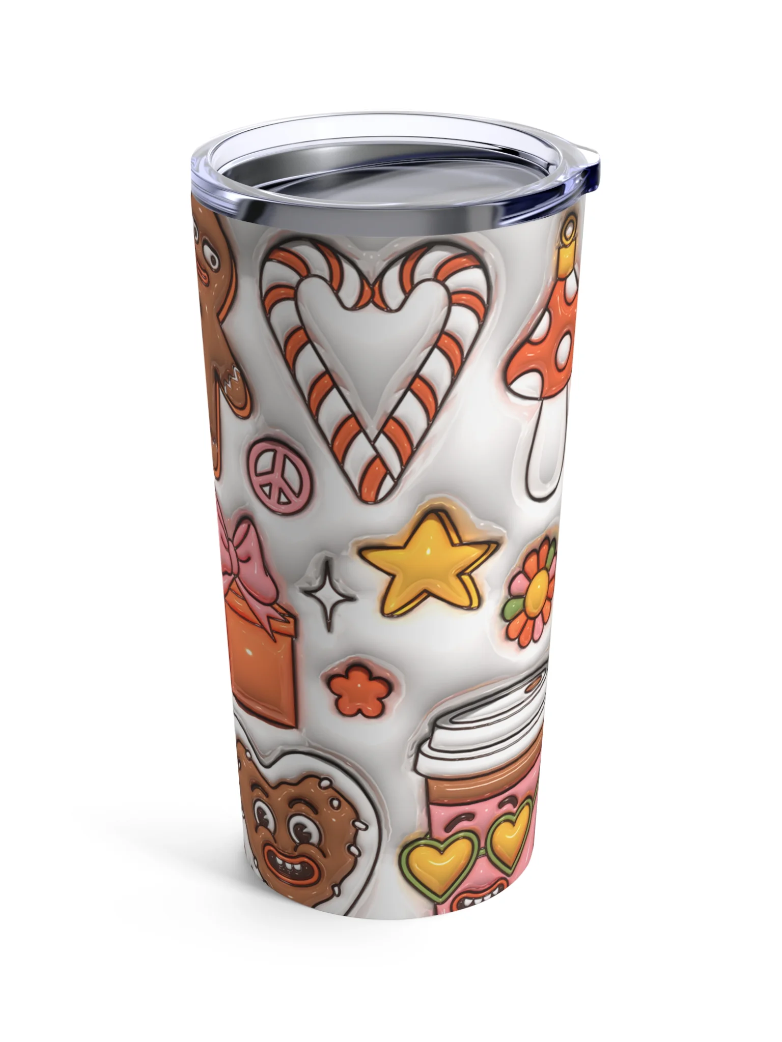 Ginger Retro Holiday Stainless Steel Tumbler product image (5)
